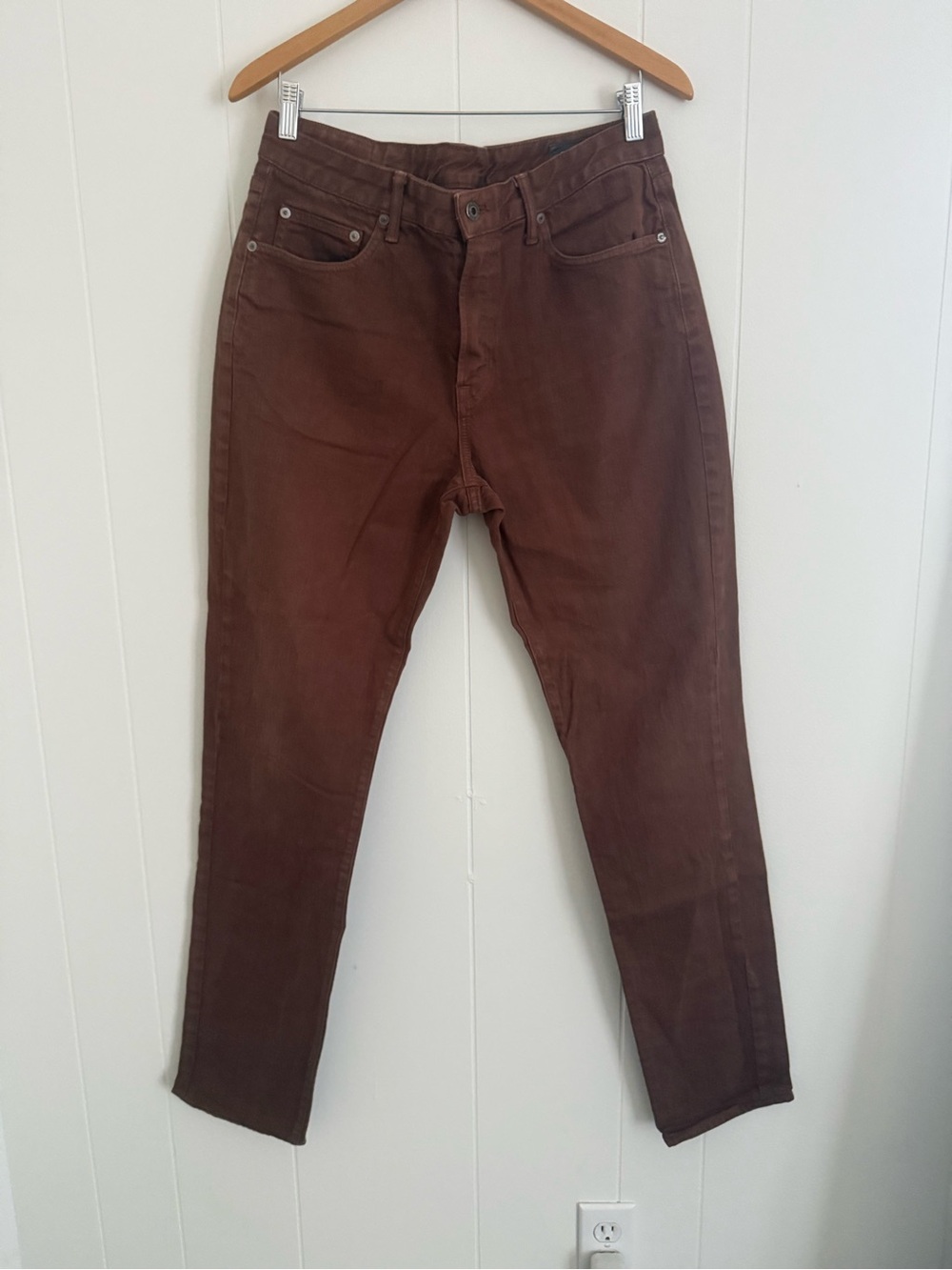 Bonobos Men's Brown Slim Straight Chinos